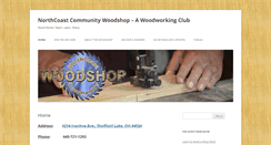 Desktop Screenshot of nccwoodshop.org